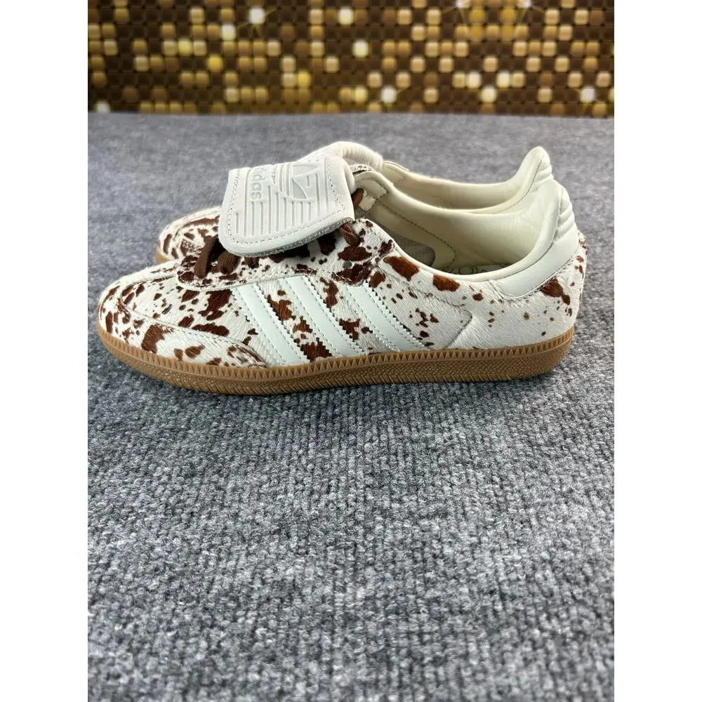 Adidas Samba LT W Cow Print Pony Hair Mary Jane Shoes Women's 5.5 - Picture 7 of 11
